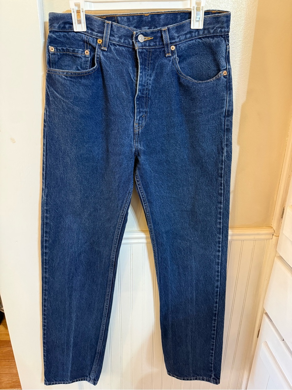 Levi's Men's Dark Blue Straight Jeans